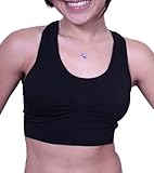 Dona Michi Women's Seamless Comfort Racerback Style Sports Bra