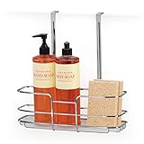 Lynk Over Cabinet Door Organizer - Tall Shelf - w/Molded Tray - Chrome