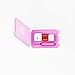 Accreate R-SIM 12 4G for iPhoneX/8/8p/7/7p/6s/6sp/6p Nano Unlock Card ios 11.x 10.x (Pink)