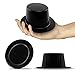 Windy City Novelties 12 Pack Black Mini Top Hats – 2” x 4.75” – Party Favors, Decorations, and Costume Accessories
