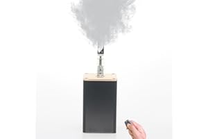 STAGESFOGGER Handheld Fog Machine|Smoke Machine for Indoor DJ Party Portable Forgger for Photography, Outdoor Stage Effects,Halloween,Weddings (Square wood)