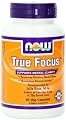 NOW Foods True Focus, 90 Vcaps (Pack of 4)