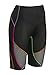 CW-X Men's Standard Women's Stabilyx Ventilator Joint Support Compression Short, Black/Rainbow, Medium