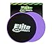 Elite Sportz Core Sliders for Working Out - Pack of 2 Compact, Dual Sided Gliding Discs for Full Body Workout on Carpet or Hardwood Floor - Fitness & Home Exercise Equipment - Small Gift for Athletes