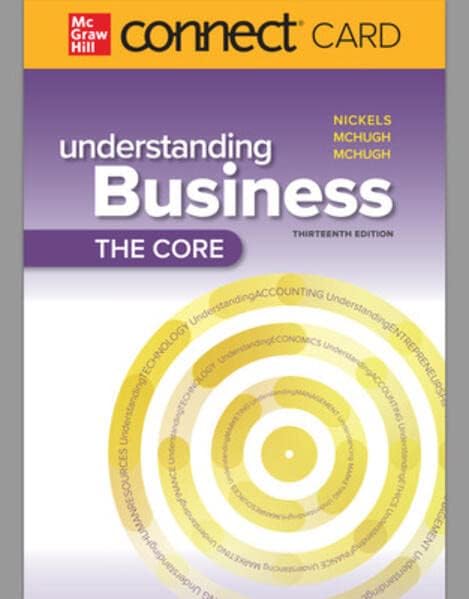 THIRD Edition, Understanding Business: The Core (ISE), 3Rd Edition