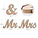 Huihuiyang Vintage Style Wooden Mr & Mrs Letters Sign DIY Decor for Wedding Decoration Table Decor Wedding