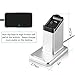 Fitbit Blaze Charger, MixMart 2 in 1 Charging Stand Station for Fitbit Blaze and Universal Smart Phones and Tablets (Silver)