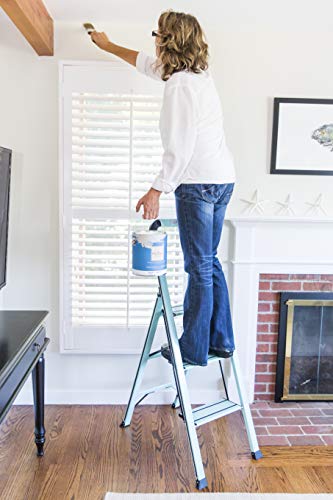 Ascent ADS3-001-TL Series Aluminum 3 Designer Step Stool, Teal