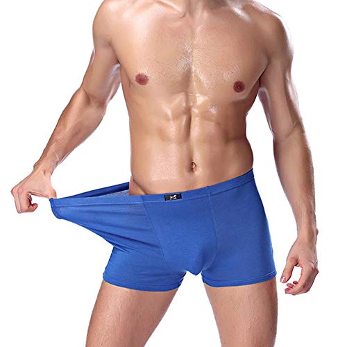 SLJ Boxer Briefs for Men 5Pack Cotton Underwear Short Leg Trunks