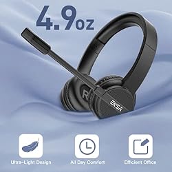 EKSA Headset with Microphone for PC, 3.5mm Wired