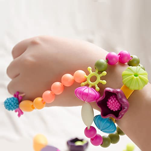 GILI Pop Beads Bracelet Making Kit for 4 5 6 7 Year Olds Birthday