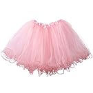 My Lello Little Girls Tutu 3-Layer Ruffle Edge Light Pink (4 mo - 3T)