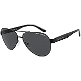 Armani Exchange AX2034S Aviator Sunglasses for Men +BUNDLE with ACCESSORY EYEWEAR KIT