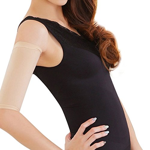 Nlife calorie off slimming compression arm sleeve arm s…