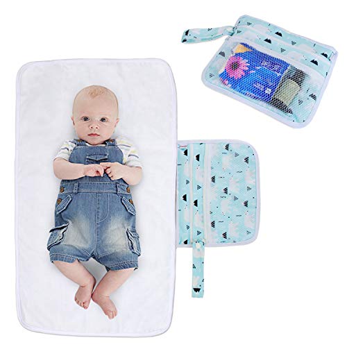 Luxja Portable Nappy Changing Mat Non Bulky Baby Changing Mat With Pockets Baby Changing Pad For Home Or Travel Use Buy Online In Qatar At Qatar Desertcart Com Productid