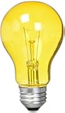 Westinghouse 0344300, 25 Watt, 120 Volt Trans Amber Incandescent A19 Light Bulb - 2500 Hours