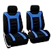 FH Group Sports Seat Covers Full Set with Gift – Universal Fit for Cars Trucks & SUVs (Blue) FB070115