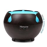 600ml Large Aromatherapy Diffuser, HOROMA Thicken Ultrasonic Essential Oils Diffuser[Gift Box]