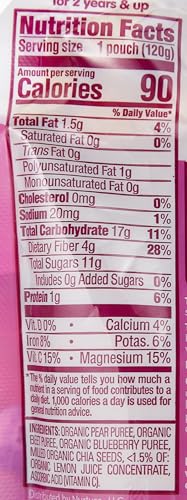 HAPPY BABY BLUEBERRY, PEAR, BEET, 4.22 OUNCE