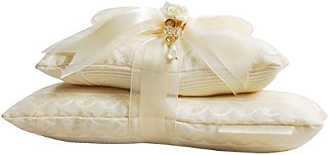 Elegant Bow Scented Sachet in Beige Medalion