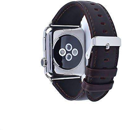 NUT Compatible for Apple Watch Band 38mm 40mm S/M Genuine Leather Strap Replacement Band with for I Watch Series 4/3/2/1