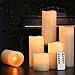 Comenzar Flameless Candles, Battery Candles Set of 9(D3 x H3 4