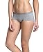 PACT Women's Everyday Boyshort 2-Pack, Heather Grey, Large