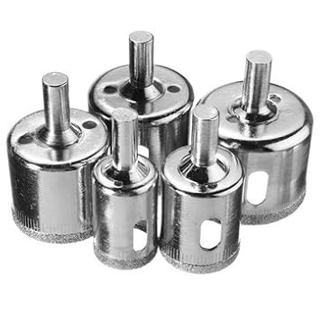 Generic 5Pcs 20Mm-38Mm Diamond Hole Saw Drill Bit Set Tile Ceramic Glass Porcelain Marble Hole Saw