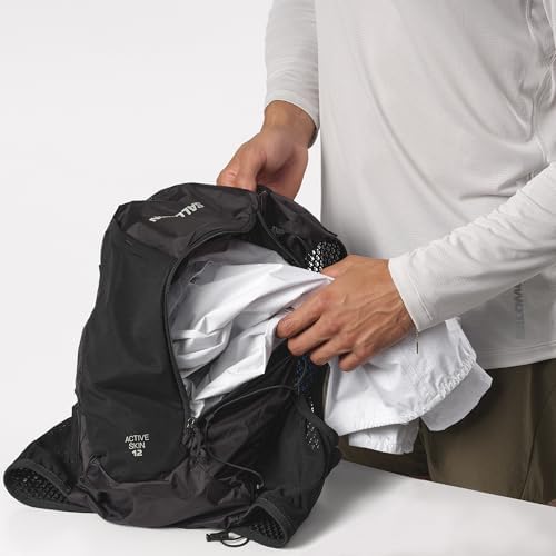 Active Skin 12 Unisex Running Vest Hiking Trail With Flasks Included, 12L, Easy Hydration, Precision Fit, and Optimized Storage