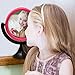Pretend Play Beauty Set, Stylist Salon Playset Kit for Kids Toy Accessories Includes Hair Dryer, Makeup Mirror, Flat Iron, Lipstick, Scissors, Hair Brush, Nail Polish and Hair Clips