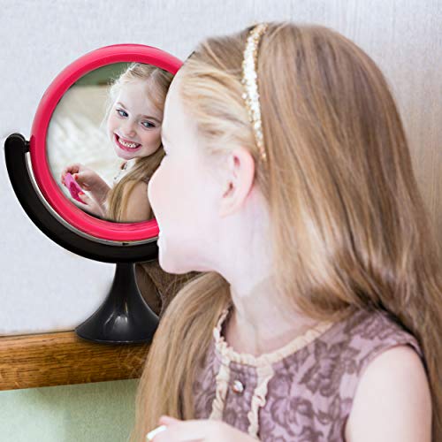 Pretend Play Beauty Set, Stylist Salon Playset Kit for Kids Toy Accessories Includes Hair Dryer, Makeup Mirror, Flat Iron, Lipstick, Scissors, Hair Brush, Nail Polish and Hair Clips