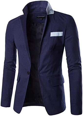 KELUO Mens Slim Fashion Sport Blazer Jacket