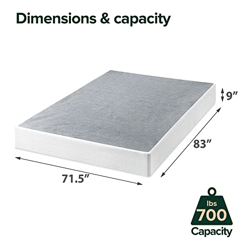 ZINUS 9 Inch Metal Smart Box Spring / Mattress Foundation / Strong