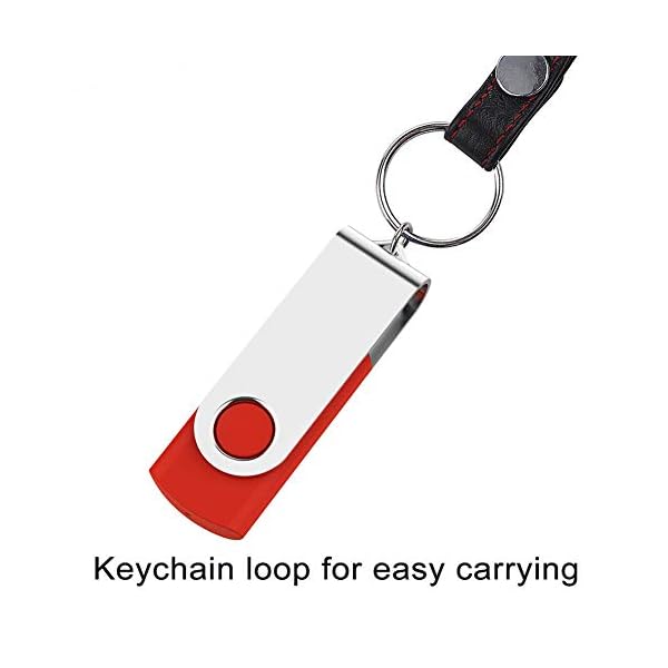 TOPESEL USB Stick 32GB 5 Stück Memory Sticks USB 3.0 Speicherstick USB Flash Laufwerk Flash Drive 360° Drehbar Design… – Bild 7