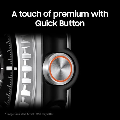 Samsung Galaxy Watch8 Classic Smartwatch, 46mm, Black, Bluetooth (CAD Version) - AI Assistant (Gemini), Sleep Coaching, Fitness Tracking