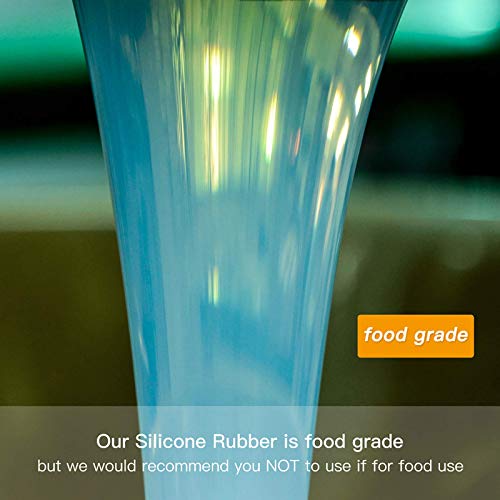 Silicone Molds Making Kit Liquid Silicone Rubber for Resin Molds, Silicone Molds DIY Manual Making (16.9 oz)