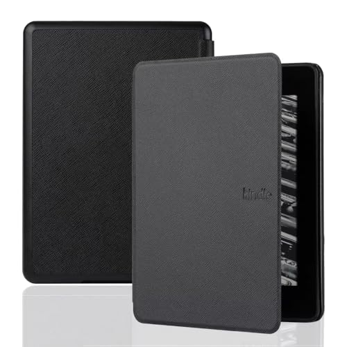 Capa Para Kindle 11ª Geração 2024 e 2022 (C2V2L3 e RS23CV) - Rígida - Sistema de Hibernação - Fechamento Magnético (Preto)