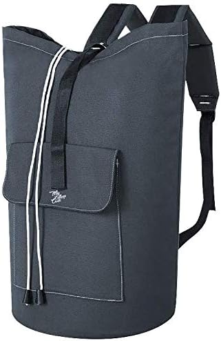 My College Crate Large Laundry Bag with Strap Laundry Backpack Hanging Laundry Hamper Adjustable Shoulder Straps Camping Bag Waterproof Durable Travel College Apartment Dorm Sports Beach