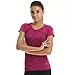YAHA Women's Short Sleeve Breathable Running Workout T-Shirt