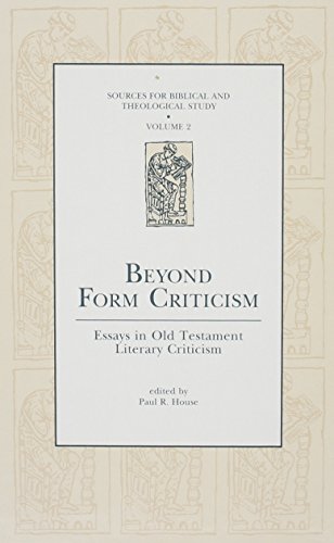 Beyond form criticism essays in old testament literary criticism 04 image