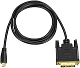 Twozoh Micro HDMI to DVI Cable 1.4 24+1 Pin Male to Male 1.8M 1080P view 5
