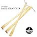 Back Scratcher 18inch, Vainl Traditional Finger-like All-nature Bamboo Body Massager for Scratching Itches, Pounding Shoulders and Back, Itching Relief and Body Massage, 3-Pack