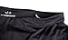 Zerdocean Women's Plus Size High Waist Tummy Control Yoga Capris Black 3X