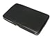 Women's Slim Clutch Fashion hard case Wallet organizer (Black Leatherette)