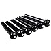 Simtyso 6pcs Black Acoustic Guitar ABS Plastic Bridge Pins