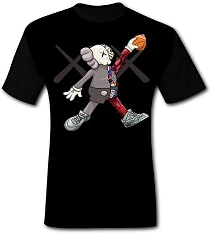 Mens KAWS Tshirt Short Sleeve Tee Shirts
