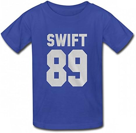 LOJSAQ Swift 89 Tshirt Cotton T-Shirts Authentic Children Tee Royal Blue