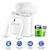 Bluetooth 5.0 Wireless Sports Earphones with Charging Case，Earbuds Stereo In-Ear Wireless Headphones Built - in Mic Headset Premium Sound