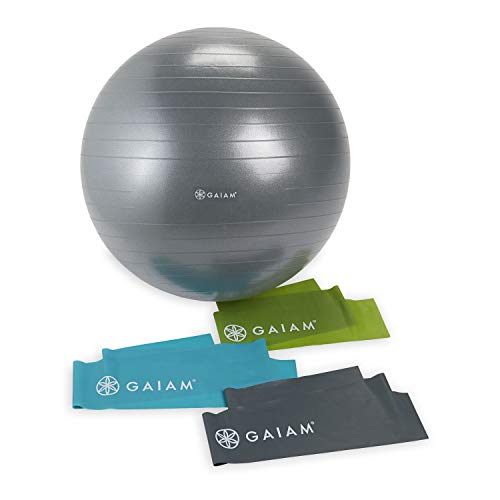 Kit Gaiam Restore Strong Core And Back – Balle De Thérapie Verte – Neuf