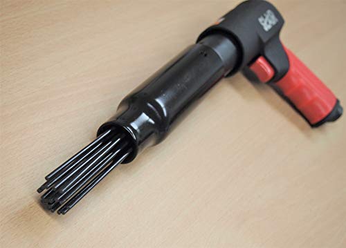 Pistol Air Pneumatic Needle Scaler Hammer Chisel 5000BPM 19 Needles 5 Chisels Remove Paint Rust Welding - Thumbnail 3